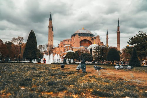 Immagine gratuita di alberi, architettura storica, cielo nuvoloso