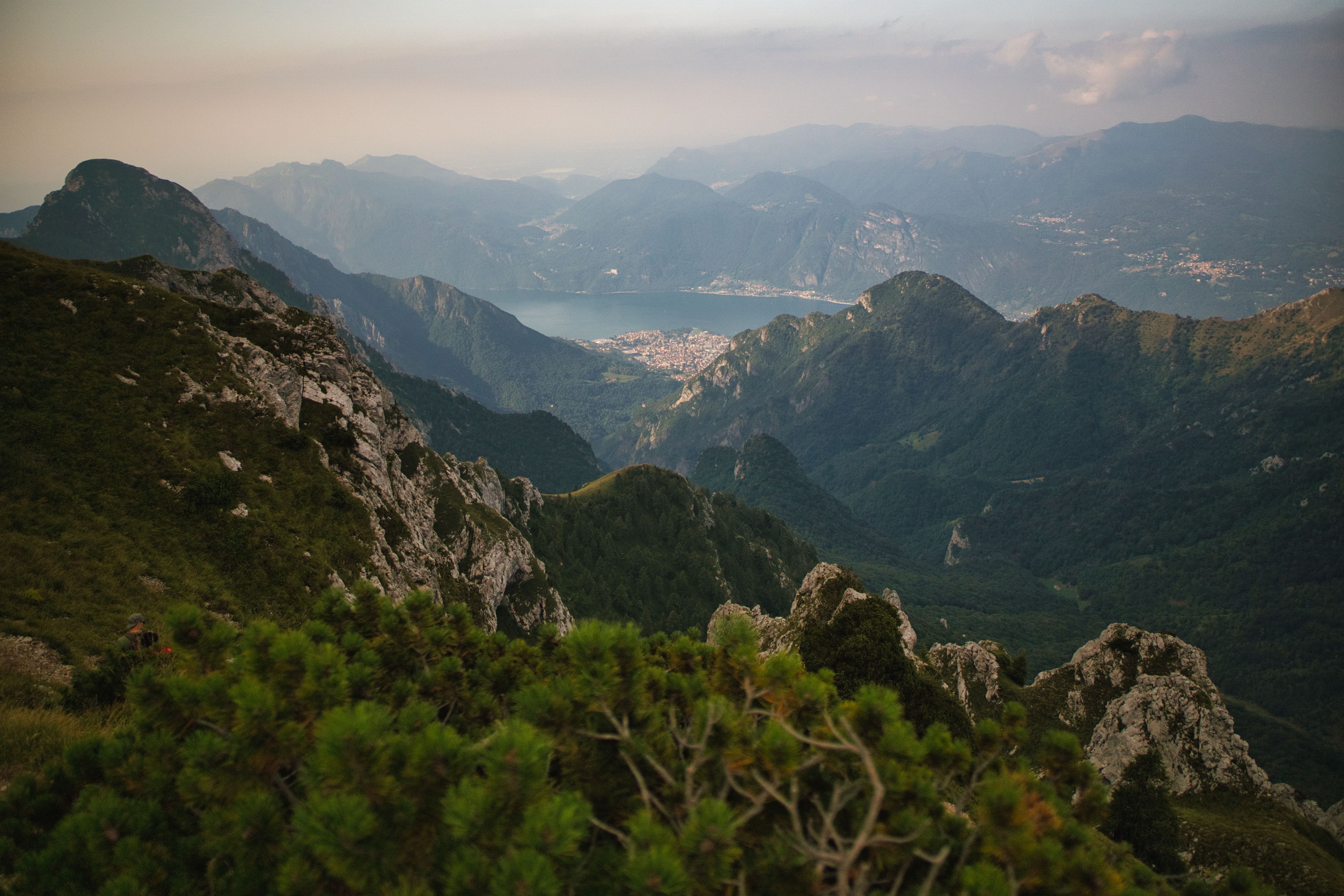 Green Mountains Under White Sky · Free Stock Photo