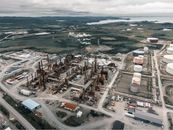 Aerial View of an Industrial Zone