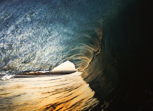 Close-Up Shot of Ocean Waves