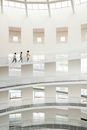 People Touring the High Museum of Art