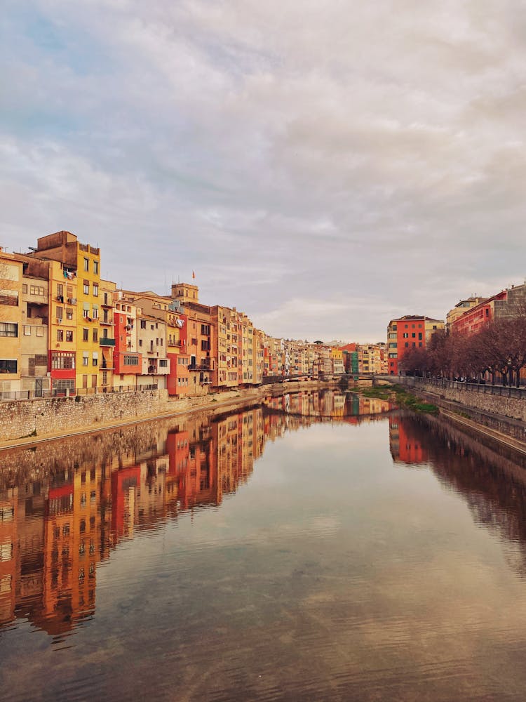 Colorful River Side Houses