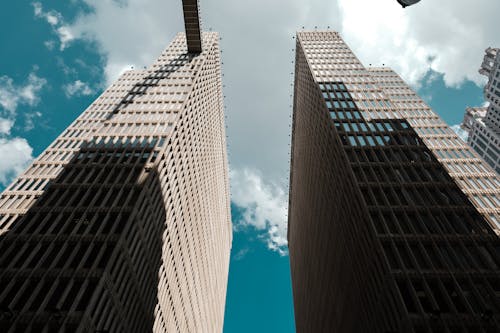 Low Angle Shot of Buildings in a City