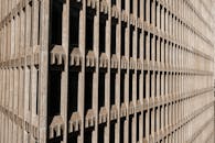 Brown Concrete Building with geometric Design