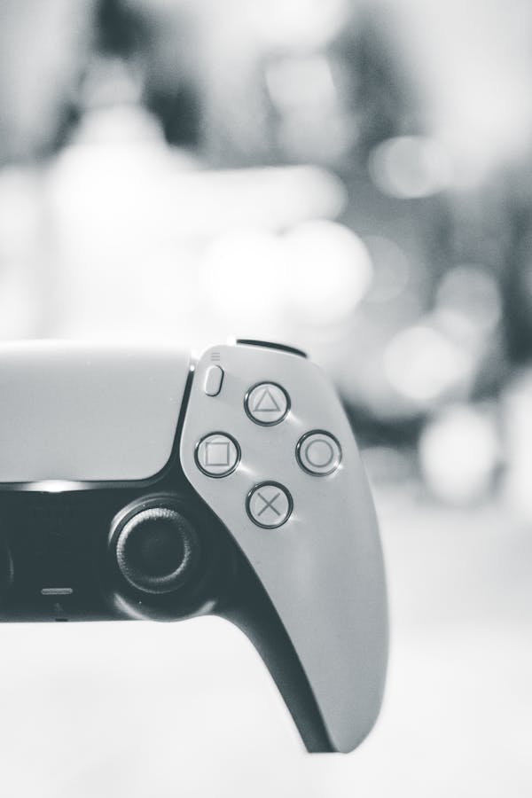 Close-up of a Playstation 5 Controller
