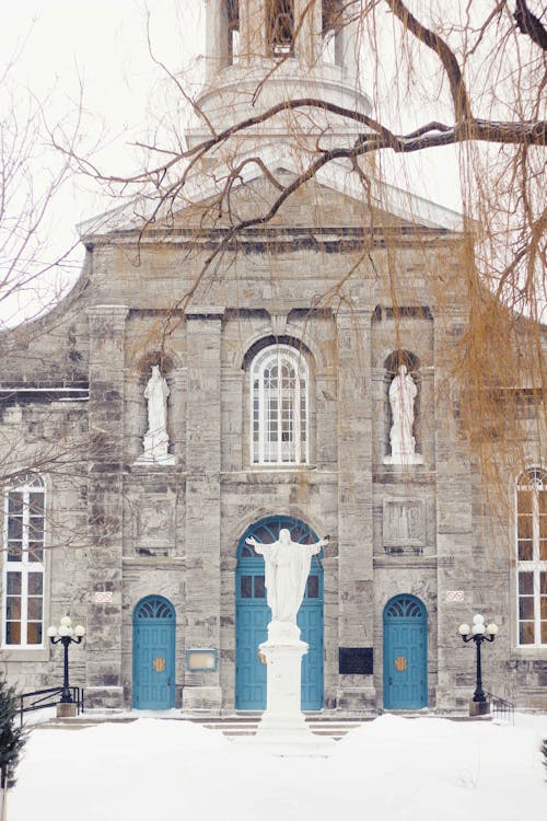 Free stock photo of blue doors, catholica church, chatolic church