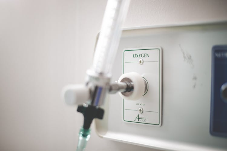 Medical Oxygen Outlet On Wall