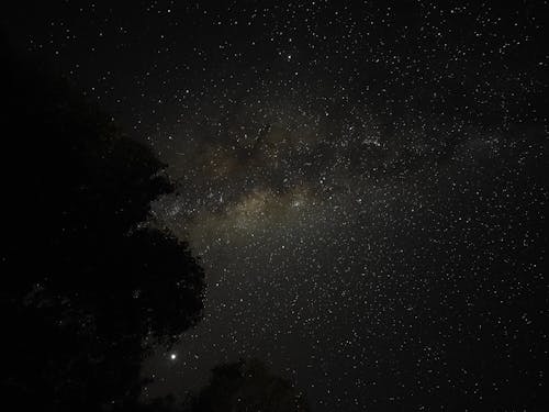 Free Milk Way Galaxy in the Night Sky  Stock Photo
