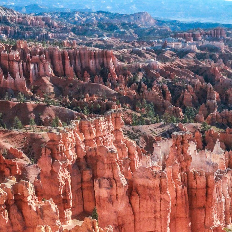 Aerial View Of Canyons