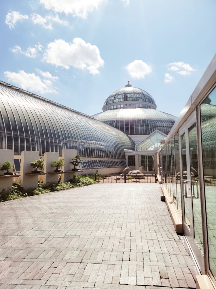 Building With Glass Dome