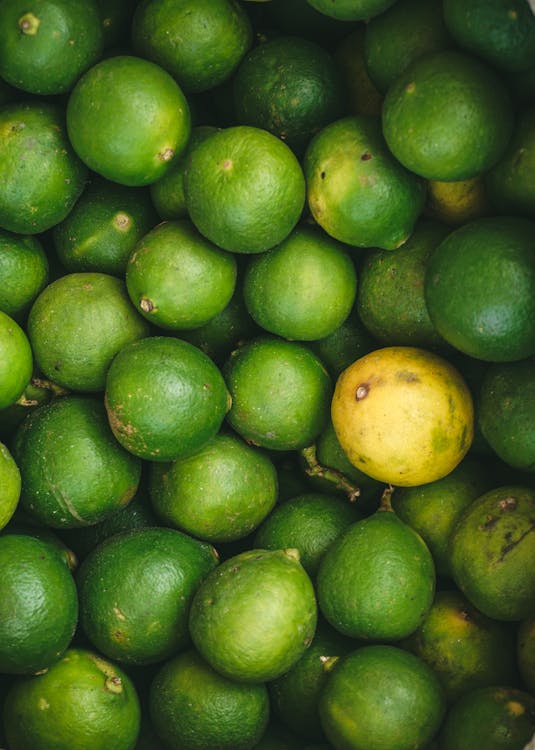 Close-Up Shot of Limes