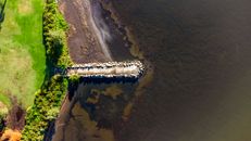 Birds Eye View of a Jetty