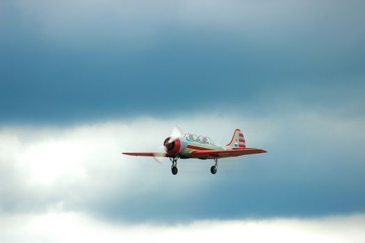 Flying Propeller Plane 