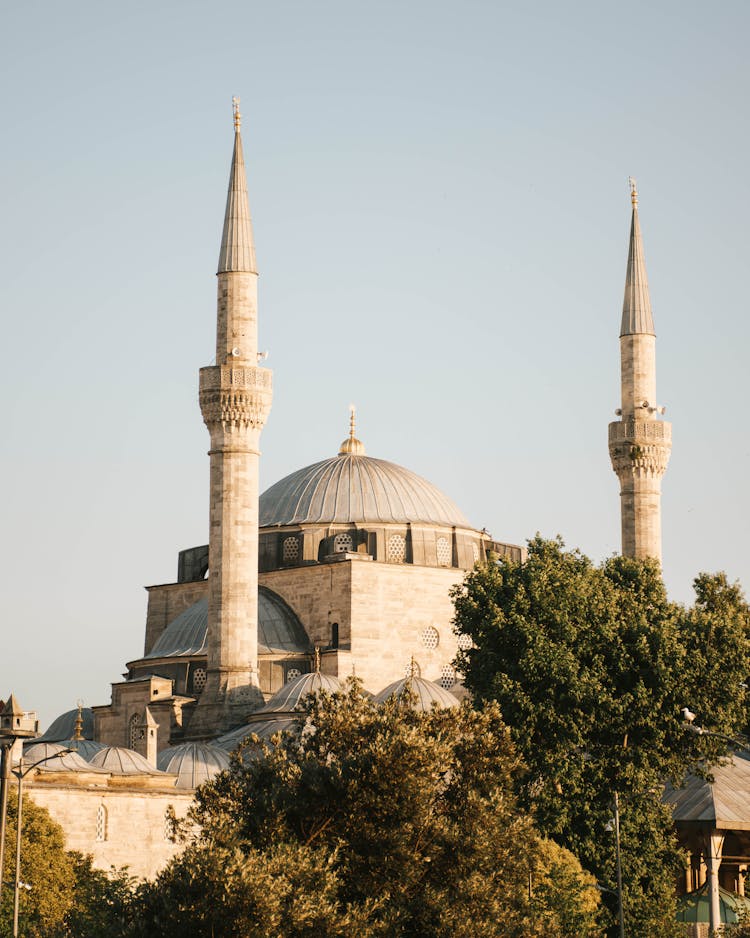 The Blue Mosque Under Clear Sky 