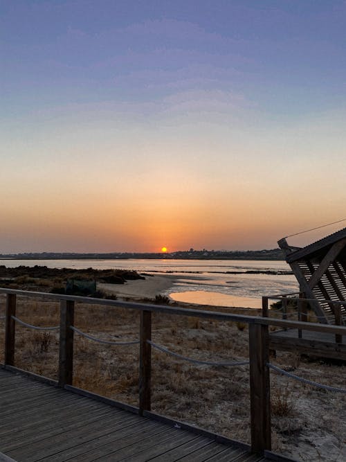 Free stock photo of beach sunset, beautiful sunset, big river