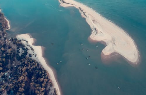 島の航空写真\