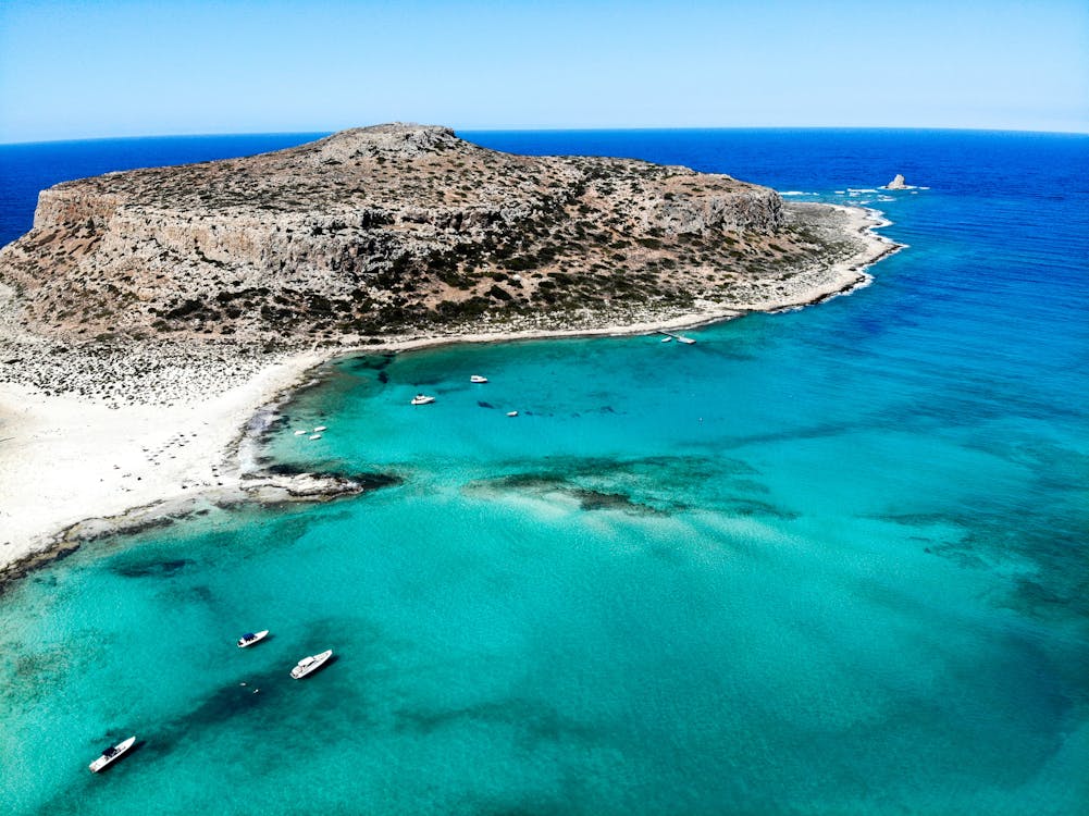 Akdeniz, balos plajı, drone içeren Ücretsiz stok fotoğraf