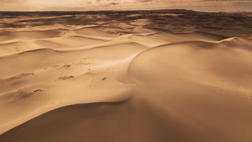 Бесплатное стоковое фото с вид сверху, волнистый, дюны