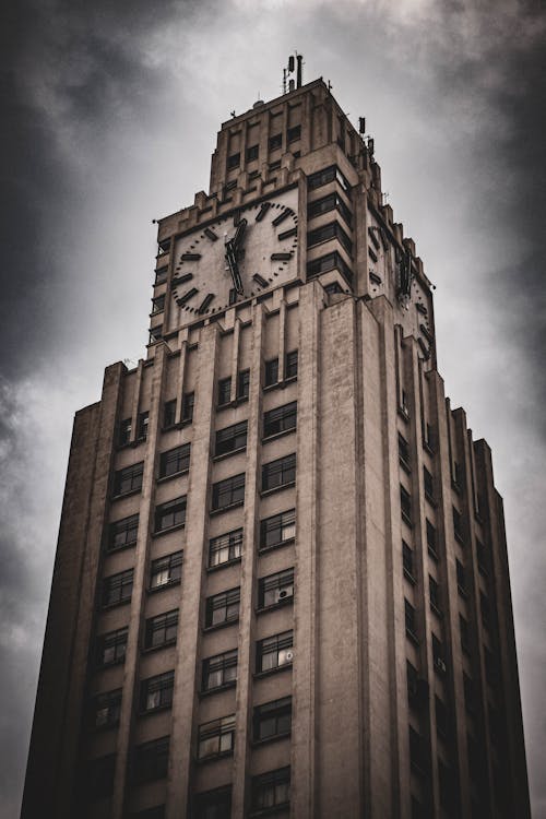 Low Angle Shot of a Building