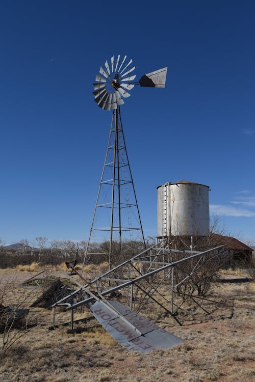 Free stock photo of windmill empire ranch