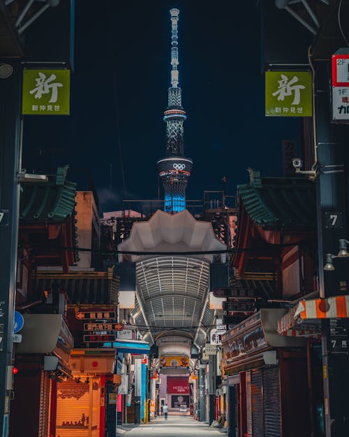 Ingyenes stockfotó boltok, függőleges lövés, Japán témában