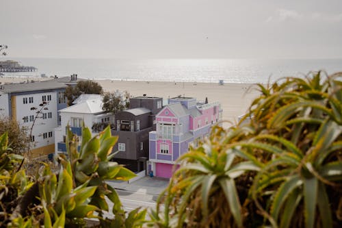 Foto profissional grátis de Califórnia, casas, costa
