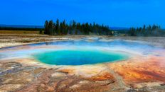 Close Up Photo of Morning Glory Pool