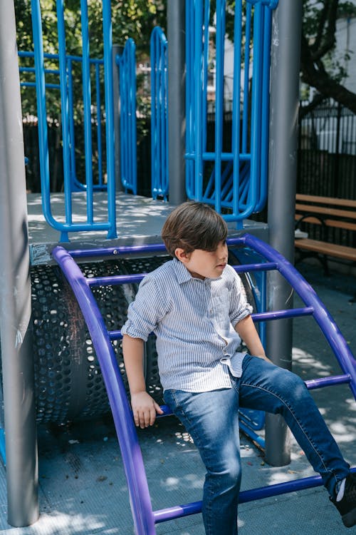 A Boy in the Playground