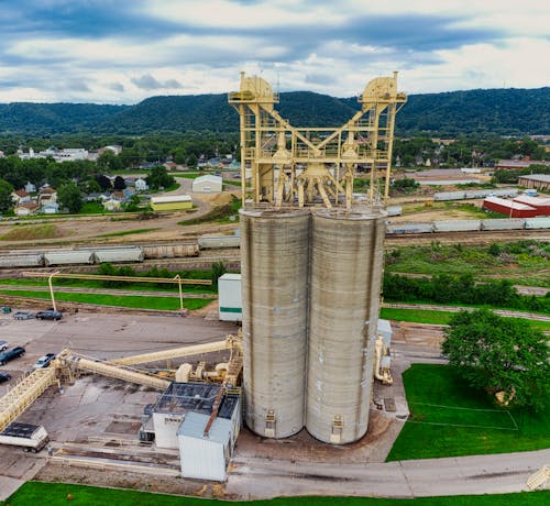 Storage Tanks in a Production Plant