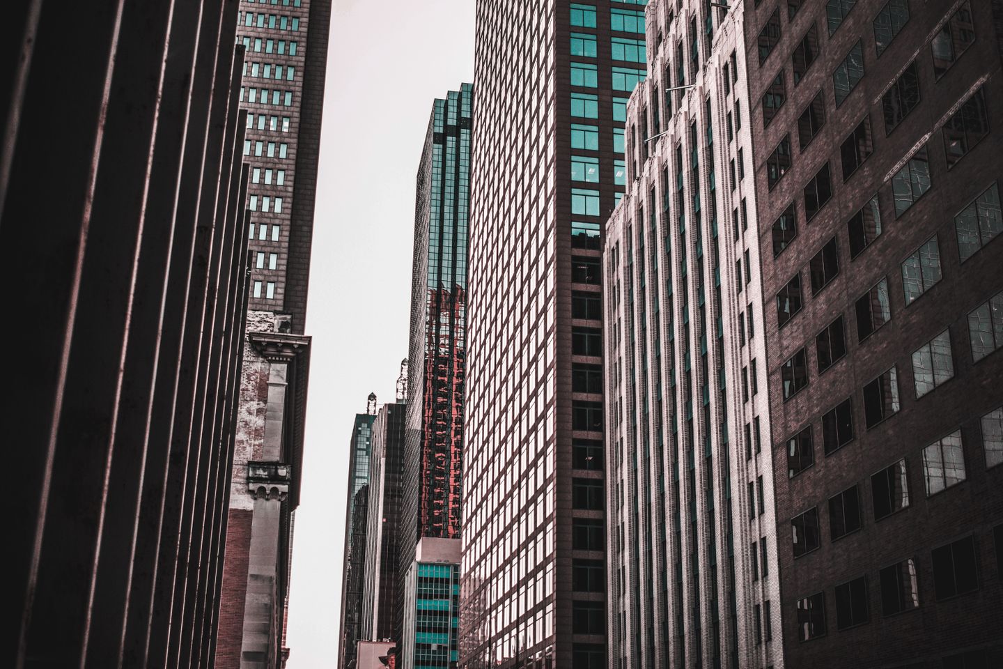 Dallas downtown skyline with modern office and residential towers under daylight