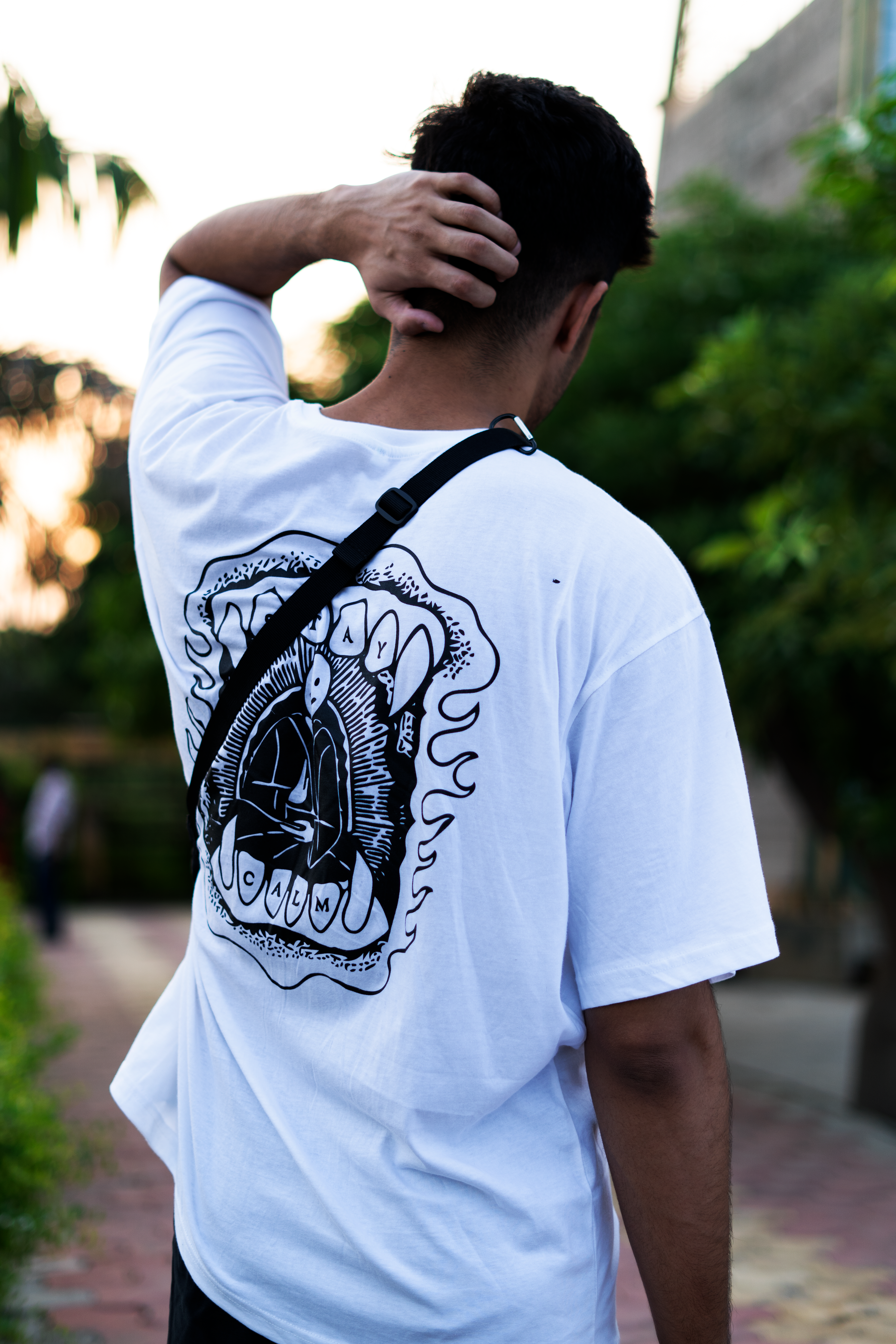 Camiseta Preta Estampada