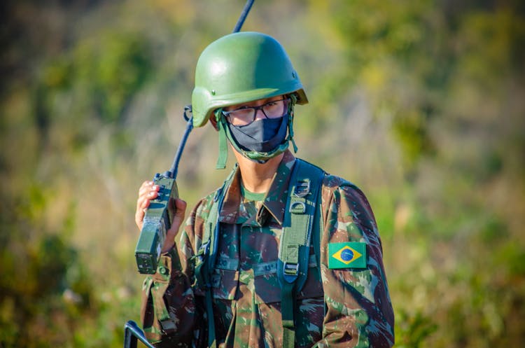 Brazilian Soldier In Uniform