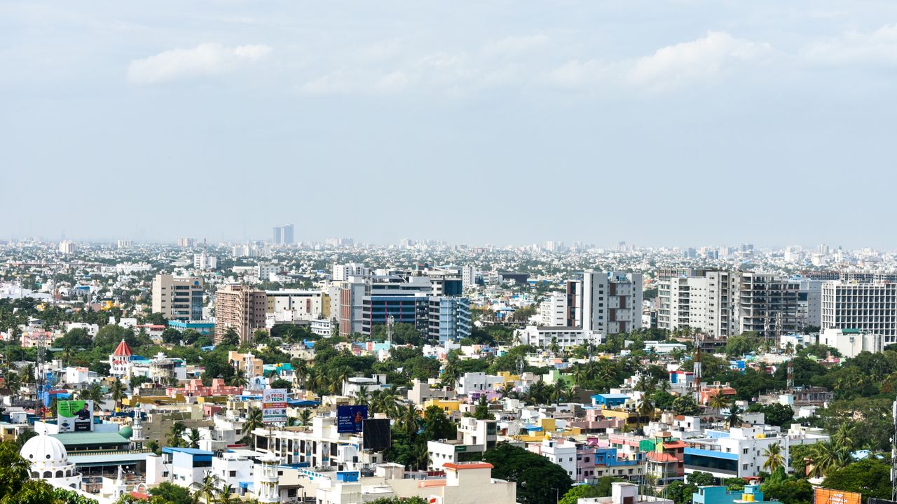 Chennai, India skyline