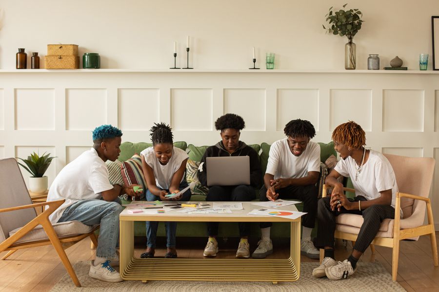 Community mentorship and training session