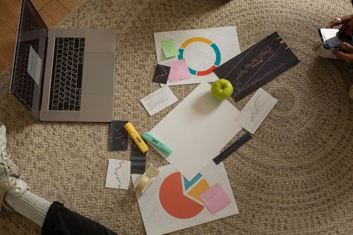 Materials on a Straw Carpet