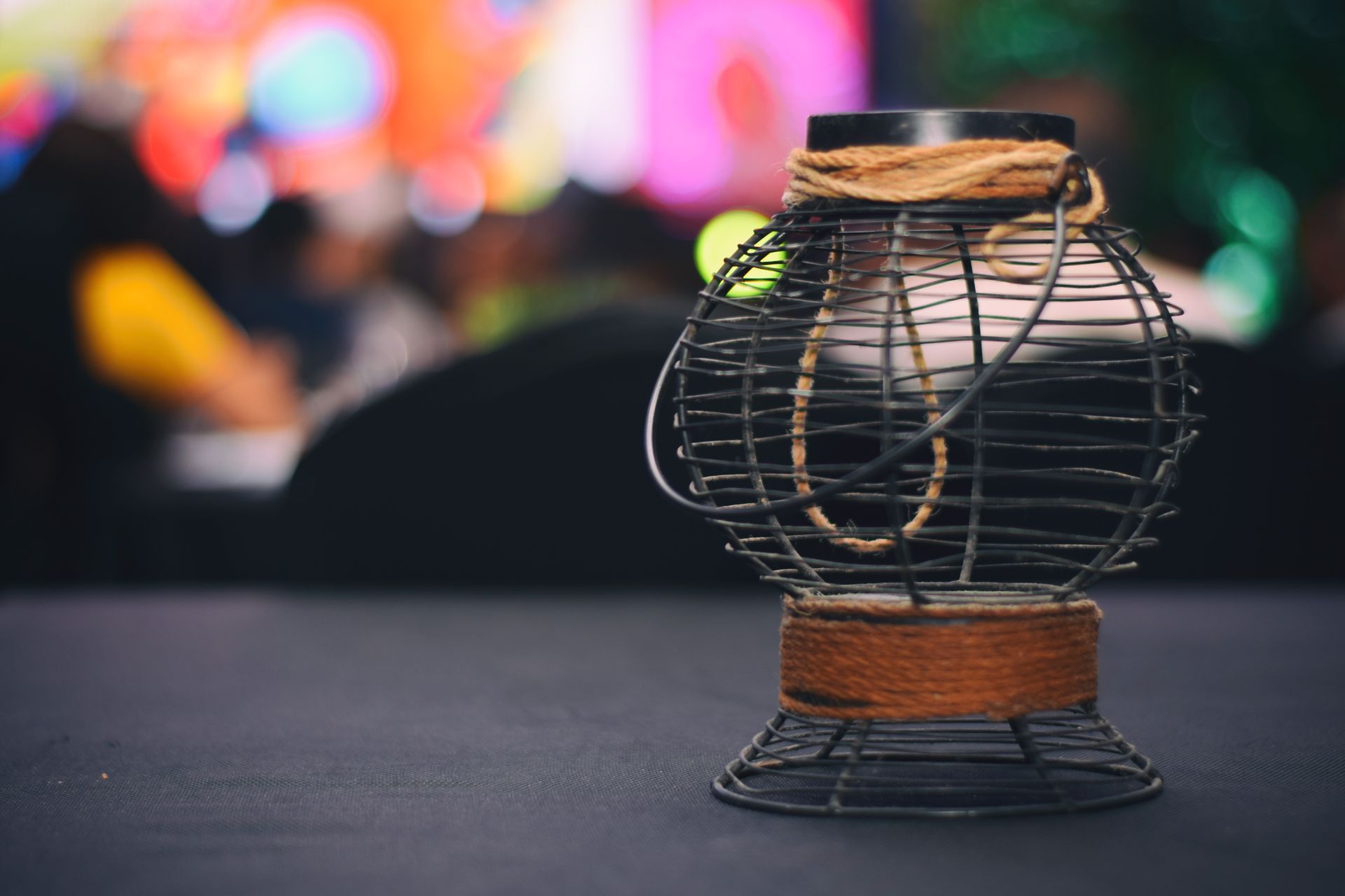 Selective Focus Photograph Od Black and Brown Metal Candle Lantern