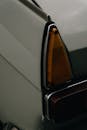 Taillight of a White Car