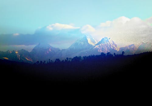 Free stock photo of dawn, kathmandu valley, langtang mountains Stock Photo
