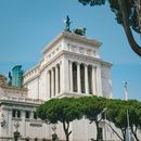 A Photo of Altar of the Fatherland Under Blue Sky