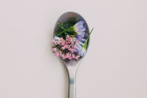 Small Flowers on a Spoon