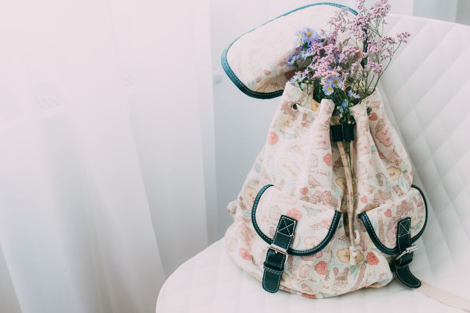 bag and notebook by the door cozy home lifestyle photo 2