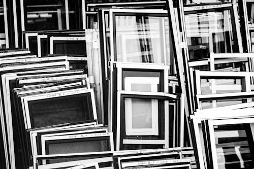 Fotobanka s bezplatnými fotkami na tému čierny a biely, dizajn, nakupovať