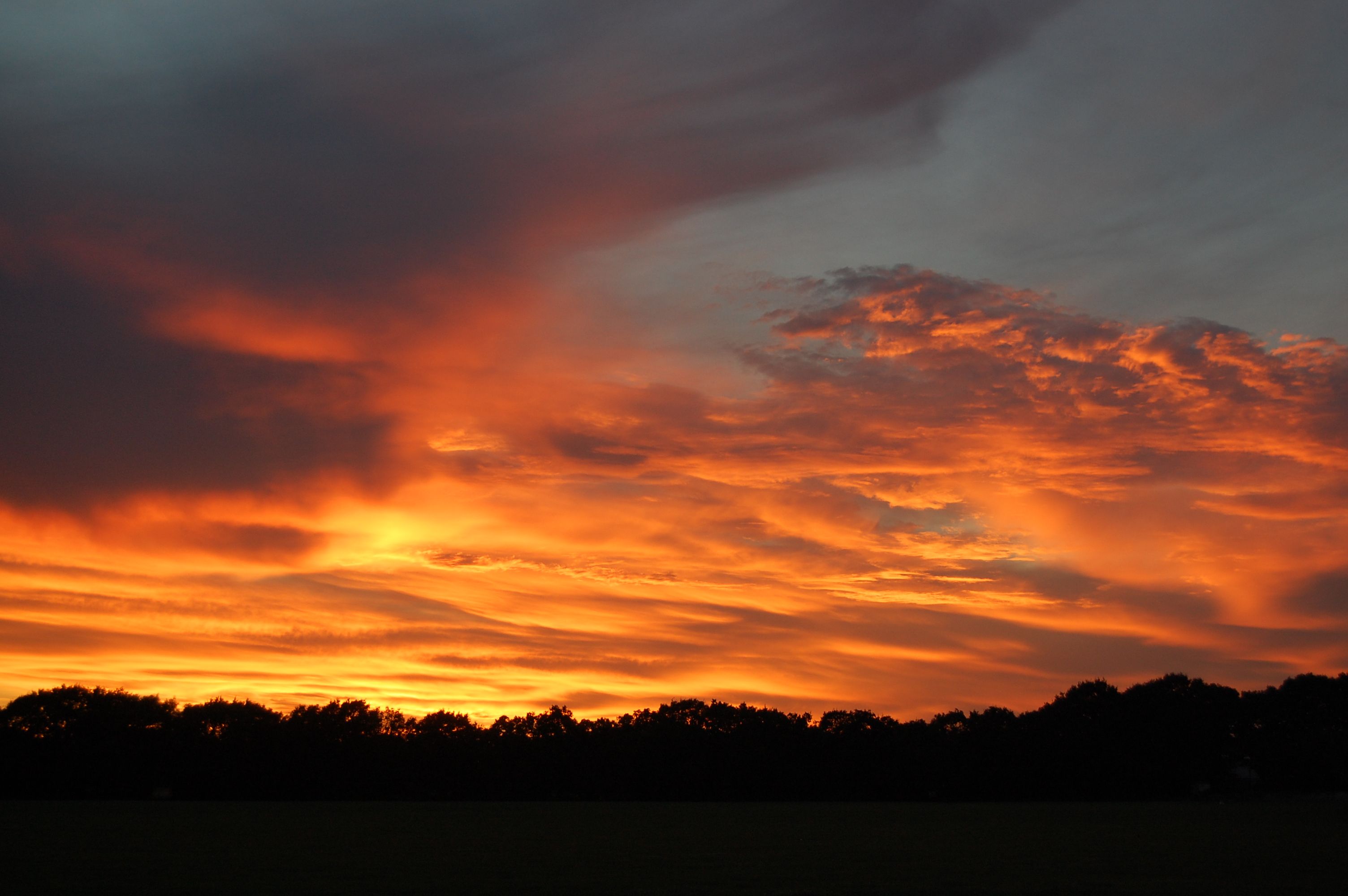 Free stock photo of cloudy sky, orange sky, sundown