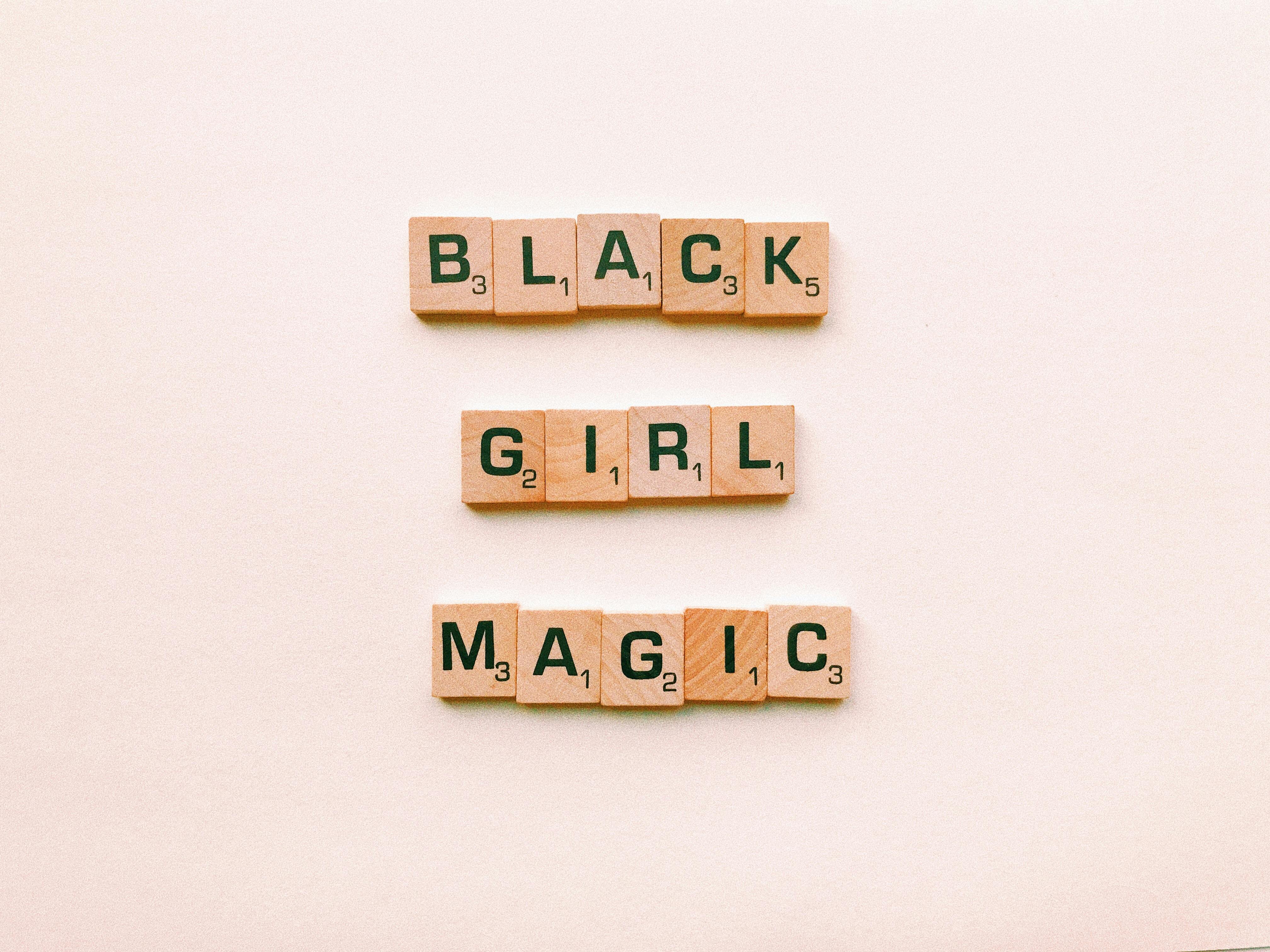 Black Girl Magic Head Tie Satin Bonnet – Chrisy K Beauty