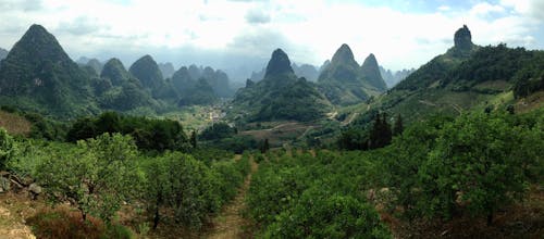Free stock photo of china, hills, karst landscape