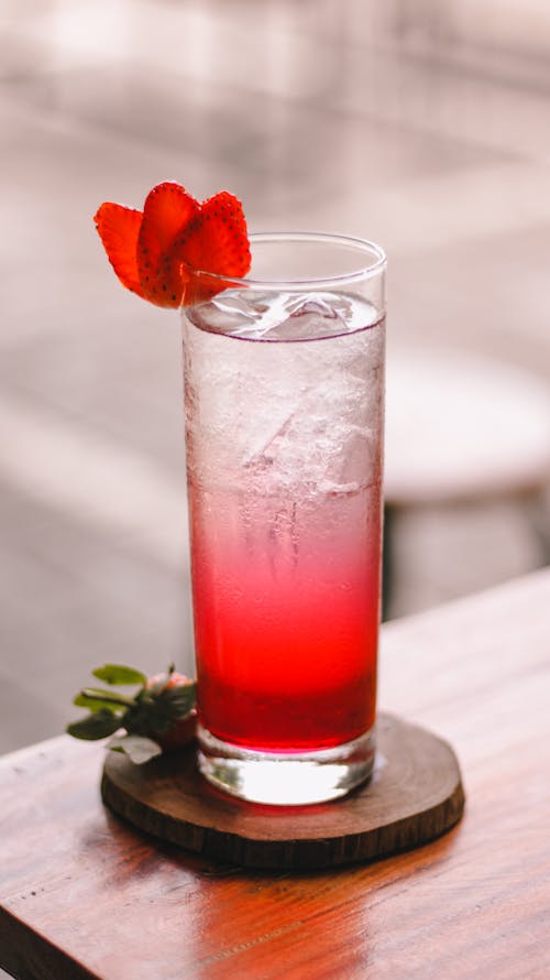 Close-Up Shot of a Cocktail Drink