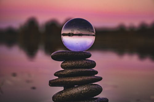 A Lensball on a Stack of Stones