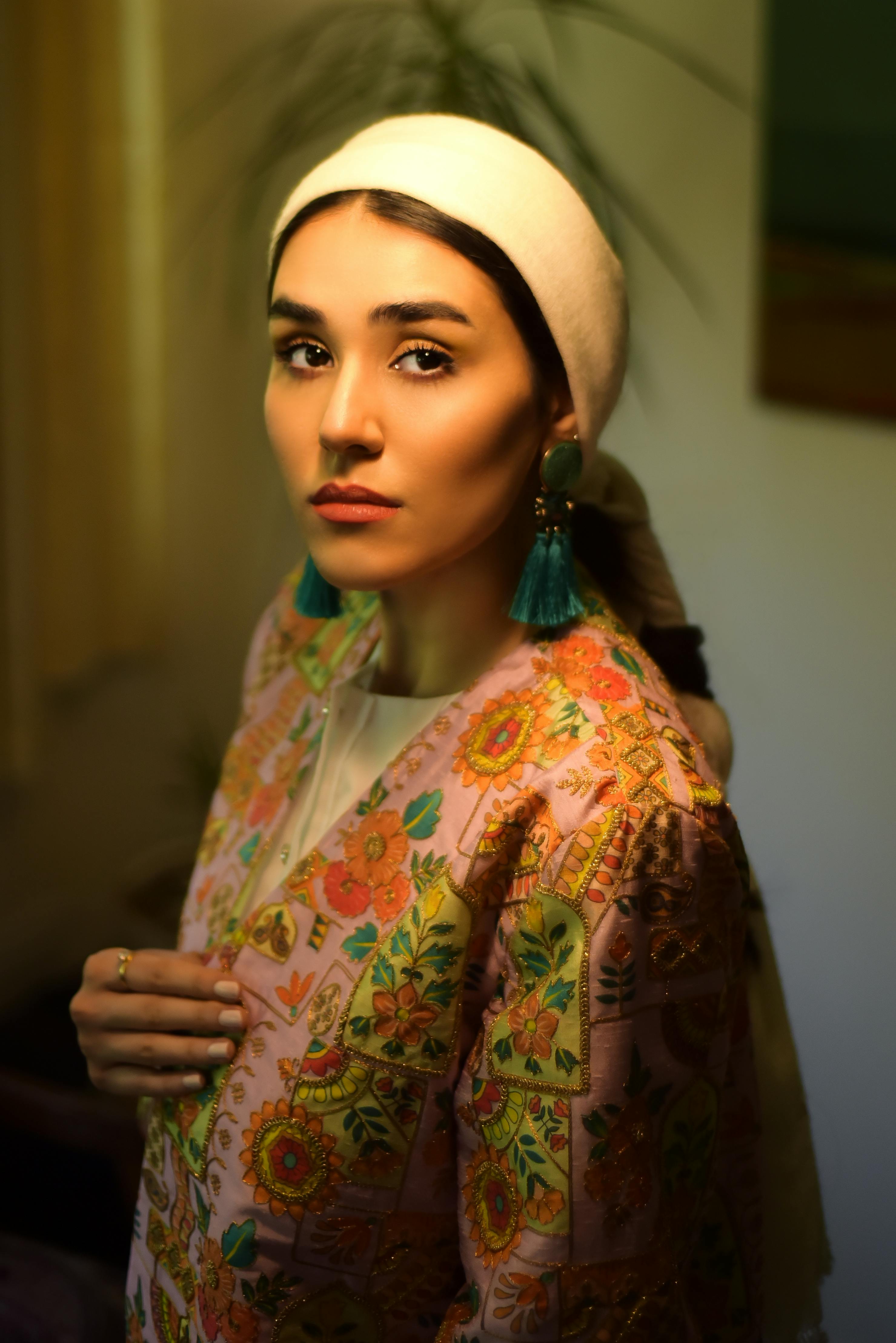 Woman Wearing Tassel Earrings · Free Stock Photo