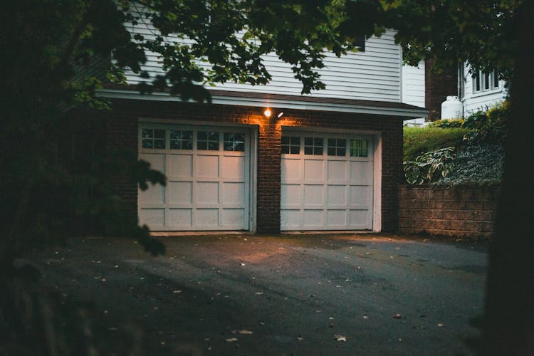 Photo Of A House's Garage 