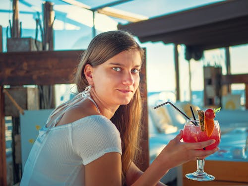 Free stock photo of cocktail, female, summer